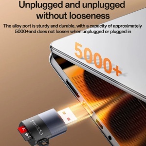 Cititor de carduri, USB 3.0, Micro SD, TF, 5Gbps, Aluminiu, Yesido, Gri - Img 5