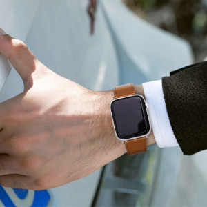Curea Apple Watch (38mm / 40 mm / 41 mm), Techsuit W033 - Negru - Img 7
