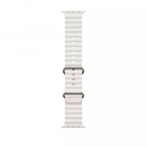 Curea Apple Watch (42 mm / 44 mm / 45 mm / 49 mm), Techsuit W038 - Alb - Img 3