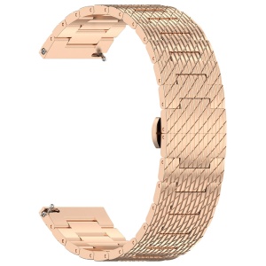Curea Otel Inoxidabil pentru Huawei Watch GT 2 (46mm)/GT 2 Pro/GT 3 Pro (46mm)/Ultimate, Xiaomi Watch S1, 22mm, SKDR BandPro W052 - Roz