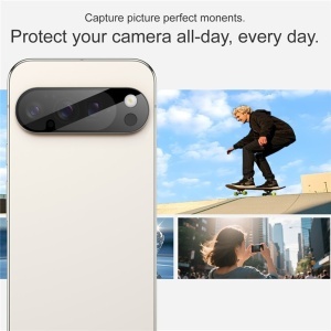 Folie camera pentru Google Pixel 10 Pro XL, SKYDDAR INNOVATION, Camera Glass Negru, set cu sticker - Img 4