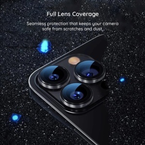 Folie Camera pentru iPhone 17 Pro / iPhone 17Pro Max, Sapphire Crystal Original Lens Glass Blueo, Protectie camera telefon, Multicolor - Img 5