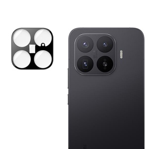 Folie camera pentru Xiaomi 17T Pro, Camera Glass, set cu sticker, Negru