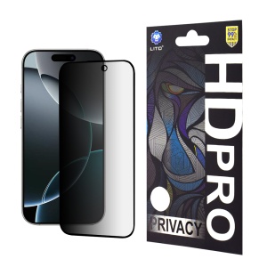 Folie de Sticla iPhone 16 Pro, Sticla Securizata, Lito, HD Pro, Privacy
