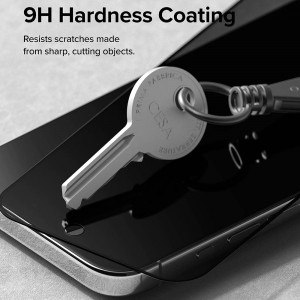 Folie iPhone 15 Pro Max, Ringke Cover Display Tempered Glass - Privacy - Img 6
