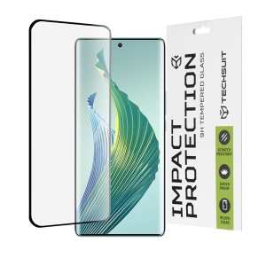 Folie pentru Honor Magic5 Lite, SKYDDAR INNOVATION, Sticla Securizata, Ultra HD, Protectie 111D, Montare Simplă, Transparent, set cu sticker