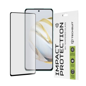 Folie pentru Huawei nova 10 SE, SKYDDAR INNOVATION, Sticla Securizata, Ultra HD, Protectie 111D, Montare Simplă, Transparent, set cu sticker