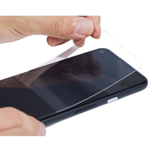 Folie pentru Motorola Moto G34 / Moto G45, SKYDDAR INNOVATION, Protectie 9H, 0.3mm, Clear Vision, set cu sticker, Transparent - Img 4