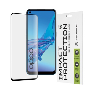 Folie pentru Oppo A53 / A53s, SKYDDAR INNOVATION, Sticla Securizata, Ultra HD, Protectie 111D, Montare Simplă, Transparent, set cu sticker