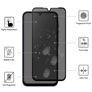 Folie pentru Samsung Galaxy A06, Anti-spy Ultra HD, Protectie 9H, Montare Simplă, 111D, Privacy, set cu sticker - Img 2