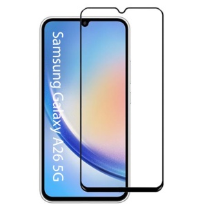 Folie pentru Samsung Galaxy A26 5G, SKYDDAR INNOVATION, Sticla Securizata, Ultra HD, Protectie 111D, Montare Simplă, set cu sticker, Transparent