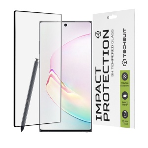 Folie pentru Samsung Galaxy Note 10 / Galaxy Note 10 5G, SKYDDAR INNOVATION, Sticla Securizata, Ultra HD, Protectie 111D, Montare Simplă, Transparent, set cu sticker