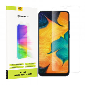 Folie Samsung Galaxy A30 / A50 / A20 / A30s / A50s / M21 / M31 / M30s / M30, Techsuit Clear Vision Glass - Transparent - Img 1