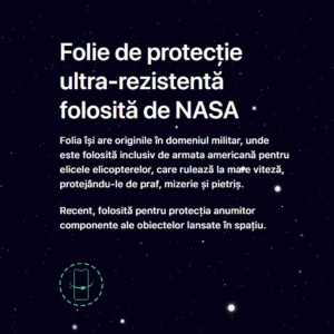 Folie Samsung Galaxy S8, Regenerabila + Case Friendly, Alien Surface - Transparent - Img 3