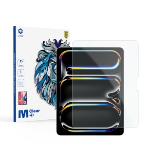 Folie sticla pentru iPad Pro 13 (2024), Mata, Protectie Maxima, 0.33mm, Strat Oleofobic Anti-Amprenta, SKDR 3D Tab Glass Matte - Transparent