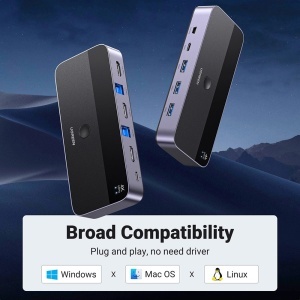 HDMI KVM Switch, 4K@60Hz, 5Gbps, Support 3D, Ugreen CM664, Negru - Img 7