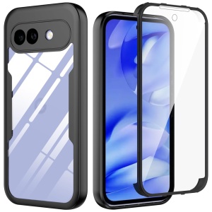 Husa 360° Google Pixel 10a, SKYDDAR INNOVATION, [Pachet 360°] ColorVerse, set cu sticker, Negru