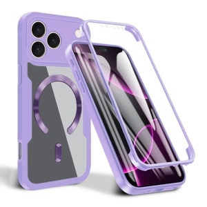 Husa 360° iPhone 17 Pro Max, SKYDDAR INNOVATION, [Pachet 360°] ColorVerse MagSafe, set cu sticker, Mov