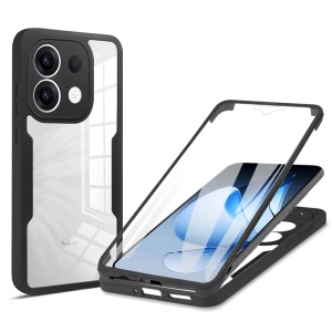 Husa 360° Oppo Reno13, SKYDDAR INNOVATION, [Pachet 360°] ColorVerse, Negru, set cu sticker
