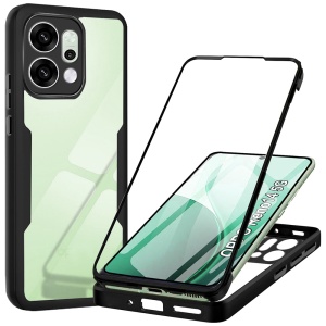 Husa 360° Oppo Reno14, SKYDDAR INNOVATION, [Pachet 360°] ColorVerse, set cu sticker, Negru