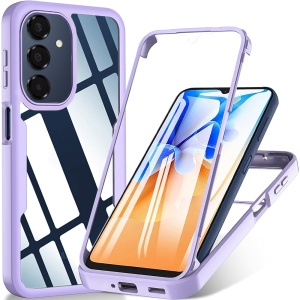 Husa 360° Samsung Galaxy A17 5G / Galaxy A16 5G, SKYDDAR INNOVATION, [Pachet 360°] ColorVerse, set cu sticker, Mov