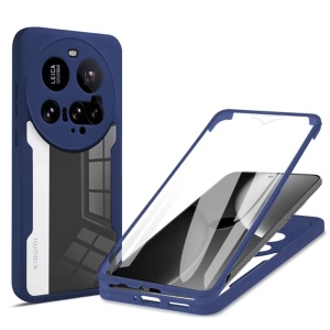 Husa 360° Xiaomi 15 Ultra, SKYDDAR INNOVATION, [Pachet 360°] ColorVerse, Albastru, set cu sticker