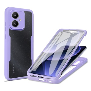 Husa 360° Xiaomi Redmi 13C 5G, SKYDDAR INNOVATION, [Pachet 360°] ColorVerse, set cu sticker, Mov