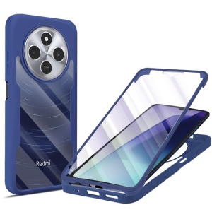 Husa 360° Xiaomi Redmi 14C / Poco C75, SKYDDAR INNOVATION, [Pachet 360°] ColorVerse, set cu sticker, Albastru