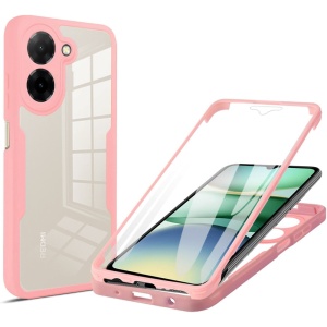 Husa 360° Xiaomi Redmi A5 4G (Standard), SKYDDAR INNOVATION, [Pachet 360°] ColorVerse, Roz, set cu sticker