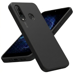 Husa Huawei P30 Lite, Anti soc, Subtire, Antiderapanta, Matt, Negru