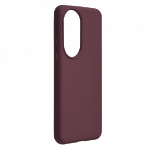Husa Huawei P50 din silicon moale, Techsuit Soft Edge - Plum Violet - Img 2