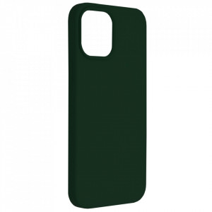 Husa iPhone 12 Pro Max din silicon moale, Techsuit Soft Edge - Dark Green - Img 2