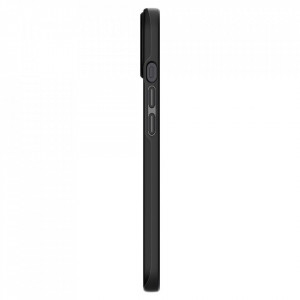 Husa iPhone 13, Thin Fit Spigen - Negru - Img 4
