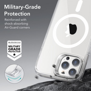 Husa iPhone 14 Pro, ESR Classic Kickstand - Transparent - Img 3