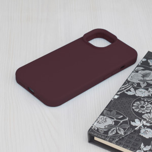 Husa iPhone 15 din silicon moale, Techsuit Soft Edge - Mov - Img 7