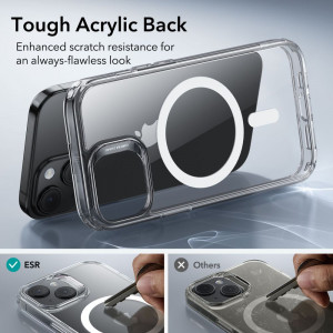 Husa iPhone 15 Plus, ESR Classic Hybrid HaloLock - Transparent - Img 6