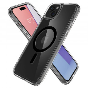 Husa iPhone 15, Spigen Ultra Hybrid MagSafe - Negru - Img 4