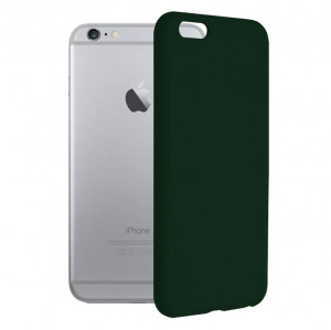 Husa iPhone 6 Plus din silicon moale, Techsuit Soft Edge - Dark Green - Img 1
