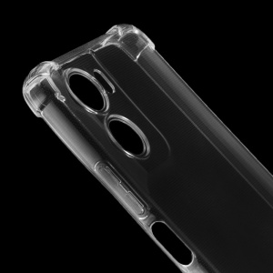 Husa Motorola Moto G06 din Silicon Slim, set cu sticker, Shockproof Clear Silicone, Transparenta - Img 4