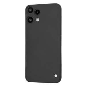 Husa Nothing Phone (3a) Lite din Silicon Catifelat, SoftElegance, set cu sticker, Negru - Img 3