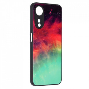 Husa Oppo A58 5G / A78 5G cu sticla securizata, Techsuit Glaze - Fiery Ocean - Img 5