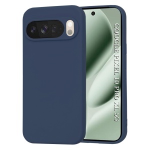 Husa pentru Google Pixel 10 Pro XL, SKYDDAR INNOVATION, din Silicon Catifelat, SoftElegance , Bleumarin, set cu sticker  - Img 1