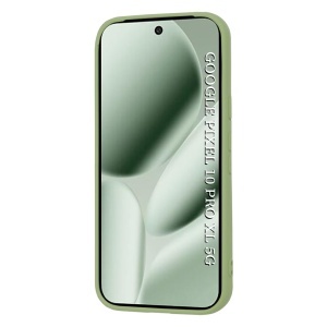 Husa pentru Google Pixel 10 Pro XL, SKYDDAR INNOVATION, din Silicon Catifelat, SoftElegance , Verde, set cu sticker  - Img 2