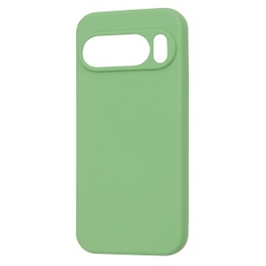 Husa pentru Google Pixel 10 Pro XL, SKYDDAR INNOVATION, din Silicon Catifelat, SoftElegance , Verde deschis, set cu sticker  - Img 4