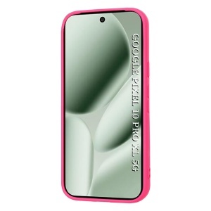 Husa pentru Google Pixel 10 Pro XL, SKYDDAR INNOVATION, din Silicon Catifelat, SoftElegance , Fucsia, set cu sticker  - Img 2