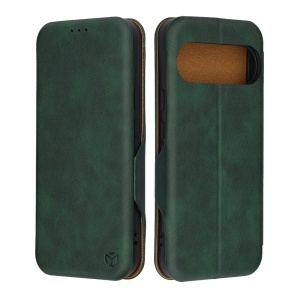 Husa pentru Google Pixel 10 Pro XL, SKYDDAR INNOVATION, Safe Wallet tip carte din Piele Ecologica, Suport Carduri, Inchidere Magnetica, Verde, set cu sticker  - Img 8