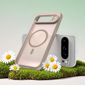 Husa pentru Google Pixel 10, SKYDDAR INNOVATION, HaloFrost MagSafe II, Antisoc, set cu sticker, Auriu - Img 3