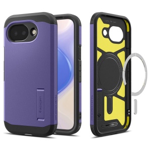 Husa pentru Google Pixel 10a, Antisoc, Spigen Tough Armor MagSafe, Violet