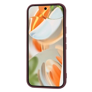 Husa pentru Google Pixel 9 Pro din Silicon Catifelat, Protectie Premium, Skyddar SoftElegance - Bordo - Img 7