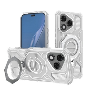 Husa pentru Honor 400 Lite, Antisoc, SKYDDAR INOVATION, Carbon Shield PRO, Magsafe, set cu sticker, Alb